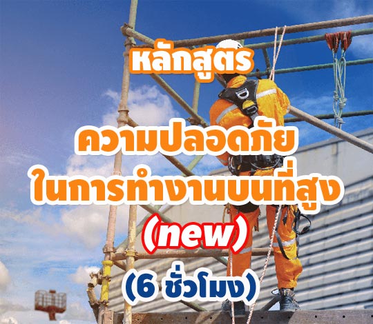 ความปลอดภัยในการทํางานบนที่สูง (6 ชั่วโมง)