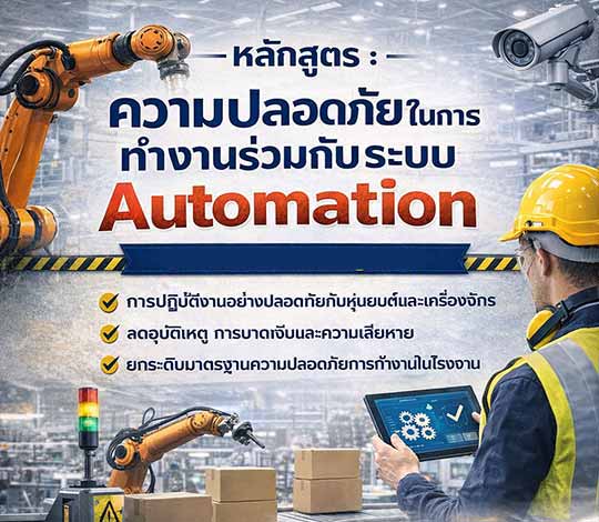 หลักสูตร ความปลอดภัยในการทำงานร่วมกับ ระบบ Automation